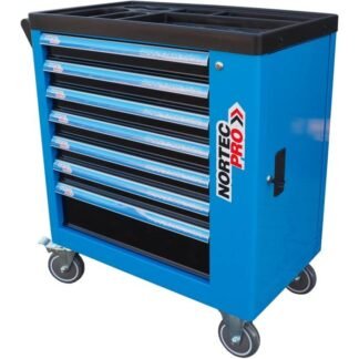 NORTEC WN279 Εργαλειοφορέας με 7-συρτάρια και 279 εργαλεία *PROMO*
